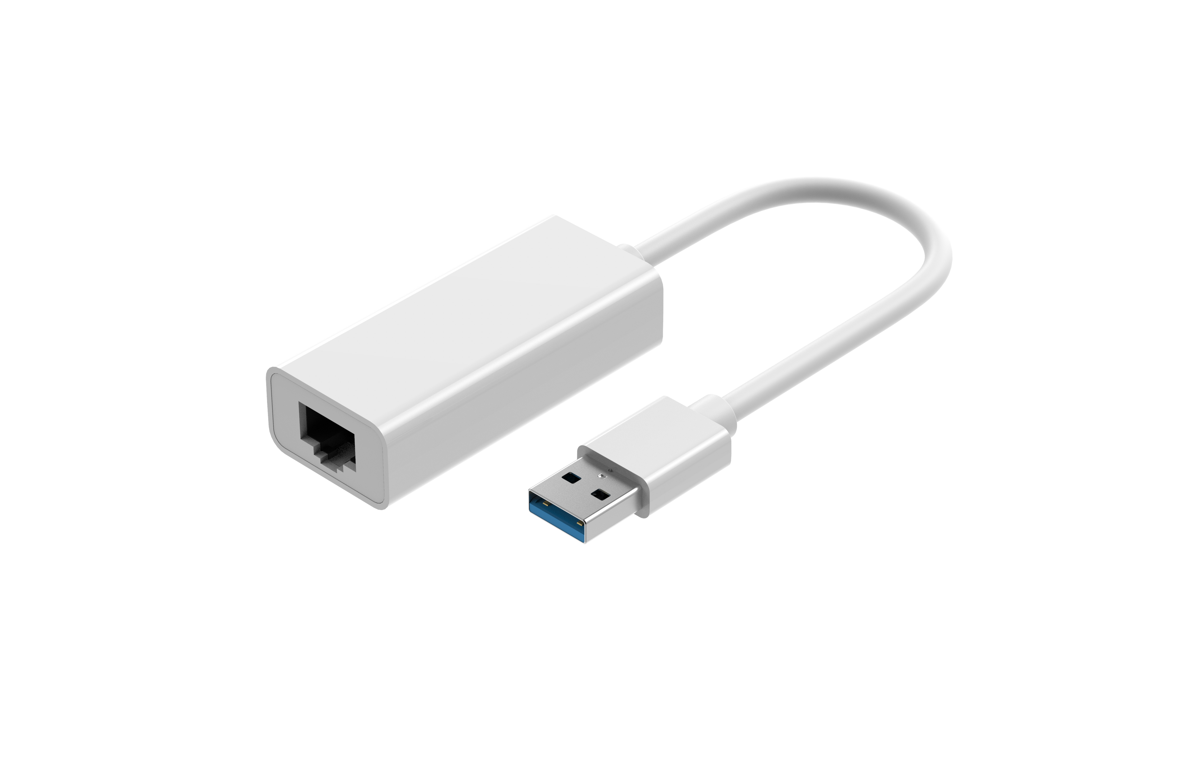 6 inch USB 3.0 A Male to RJ45 Female Gigabit Ethernet Adapter