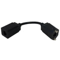 6 Inch RJ45 CAT6 Female to Female Adapter with Screw Holes