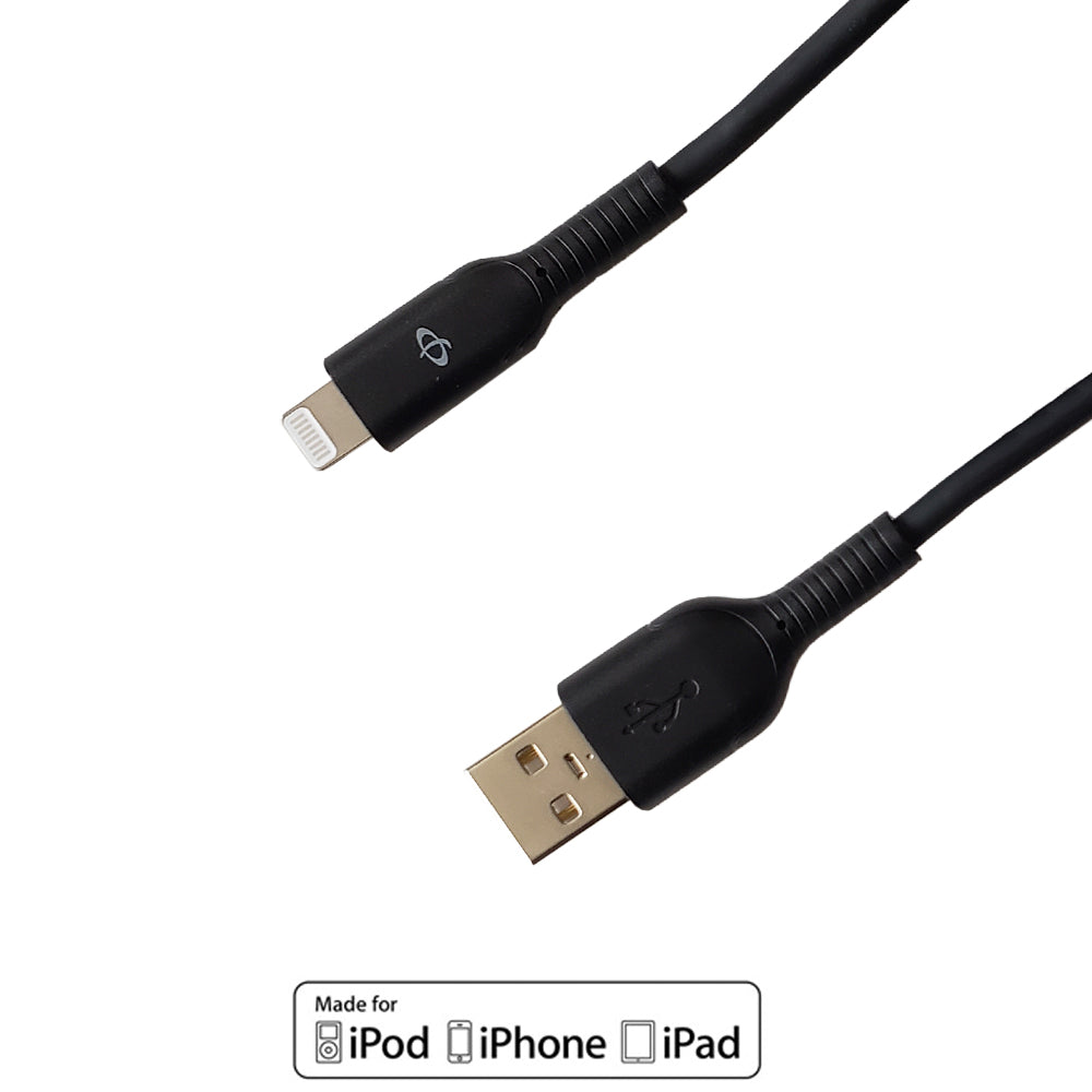 Apple iPhone 8-pin Lightning to USB A Male Cable - 3ft - White