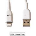 Apple iPhone 8-pin Lightning to USB A Male Cable - 6ft - Black