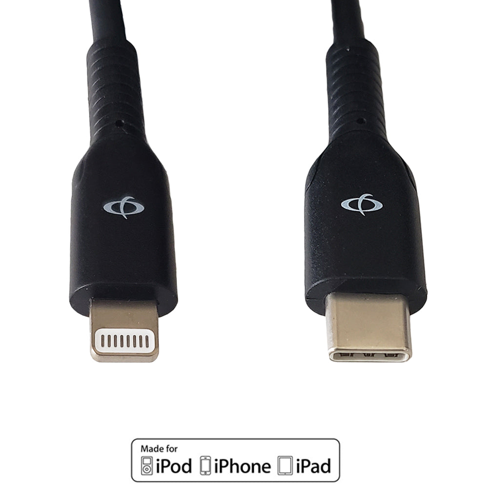 Apple iPhone 8-pin Lightning to USB Type-C Male Cable - 3ft - White