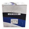 1000ft 4 Pair CAT6A Solid U/UTP 650Mhz 23AWG CMR Riser Bulk Cable - Purple