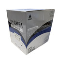 1000ft 4 Pair CAT6A Solid U/UTP 650Mhz 23AWG CMR Riser Bulk Cable - White
