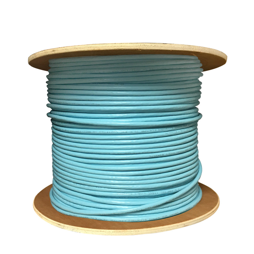 1000ft 4 Pair CAT6A Stranded 24AWG UTP FT4/CMR Bulk Cable - Black