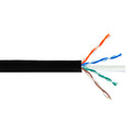 1000ft 4 Pair CAT6A Stranded 24AWG UTP FT4/CMR Bulk Cable - Blue