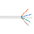 1000ft 4 Pair CAT6A Stranded 24AWG UTP FT4/CMR Bulk Cable - Purple