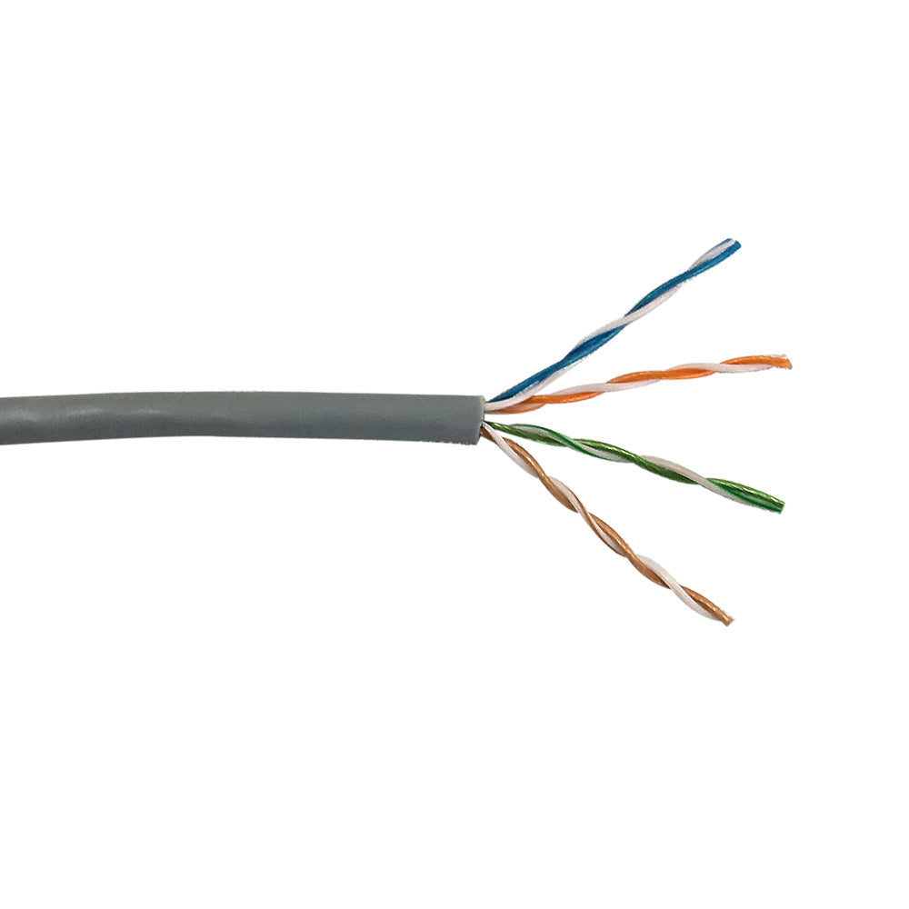 500ft 4 Pair CAT6 UTP Stranded 28AWG Ultra-Thin Bulk Cable FT4 - Red