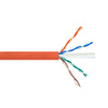 4 Pair CAT6 Solid U/UTP 550Mhz 23AWG CMR Riser Bulk Cable - 100ft - White