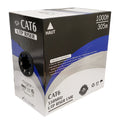 4 Pair CAT6 Solid U/UTP 550Mhz 23AWG CMR Riser Bulk Cable - 200ft - Red