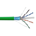 1000ft 4 Pair CAT6 550Mhz F/UTP Solid 23AWG CMR Riser Rated Bulk Cable - Yellow