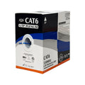 1000ft 4 Pair CAT6 Solid U/UTP 550Mhz 23AWG CMP Plenum Bulk Cable - Grey