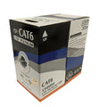 1000ft 4 Pair CAT6 Solid U/UTP 550Mhz 23AWG CMP Plenum Bulk Cable - White