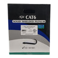 1000ft CAT6 550Mhz Solid Shielded F/UTP 23AWG CMP Plenum Bulk Cable - White