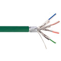 1000ft 4 Pair CAT6 550Mhz 26AWG Stranded Shielded FFTP FT4/CMR Bulk Cable - Green