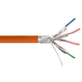 1000ft 4 Pair CAT6 550Mhz 26AWG Stranded Shielded FFTP FT4/CMR Bulk Cable - Orange