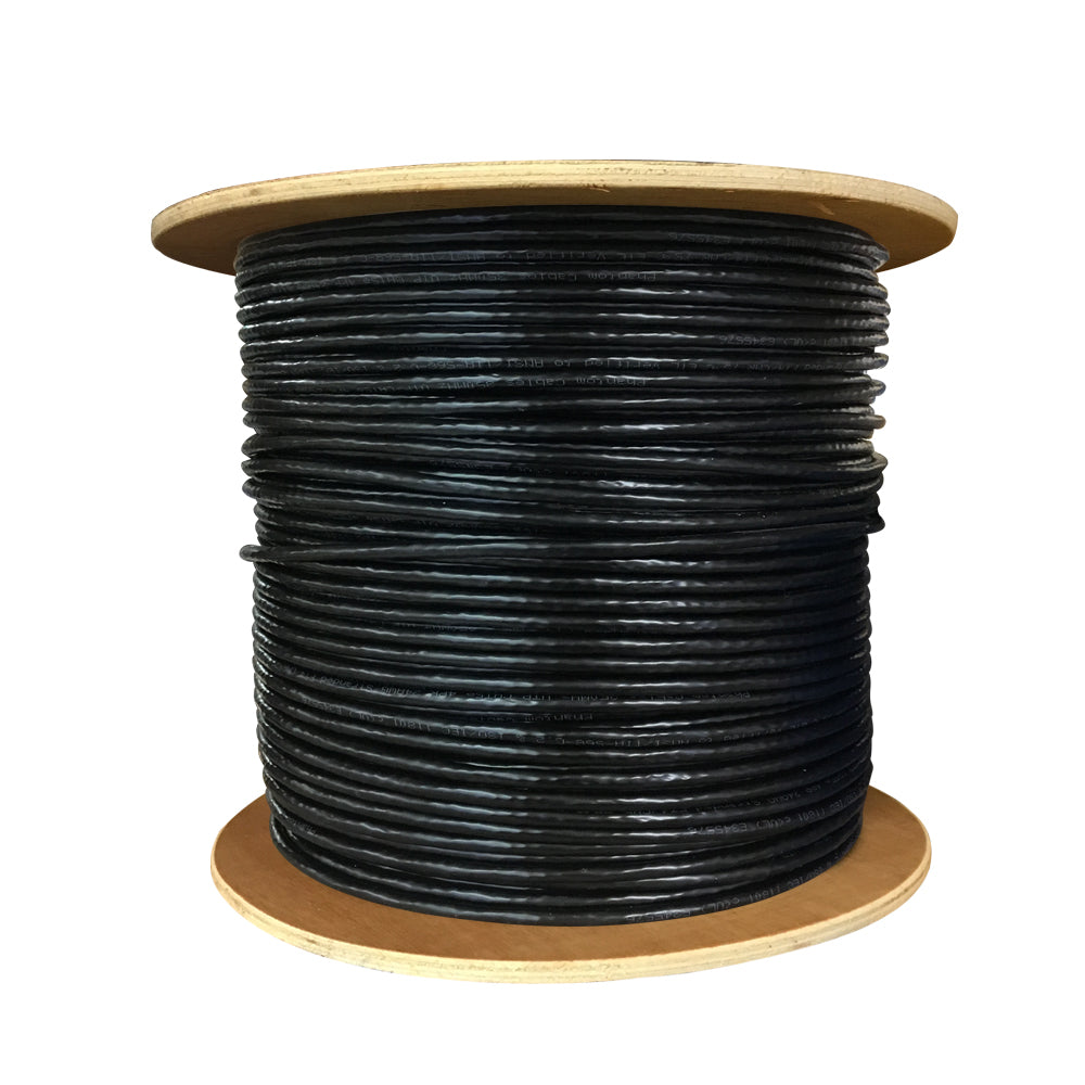 1000ft 4 Pair CAT6 Stranded 24AWG UTP FT4/CMR Bulk Cable - Blue