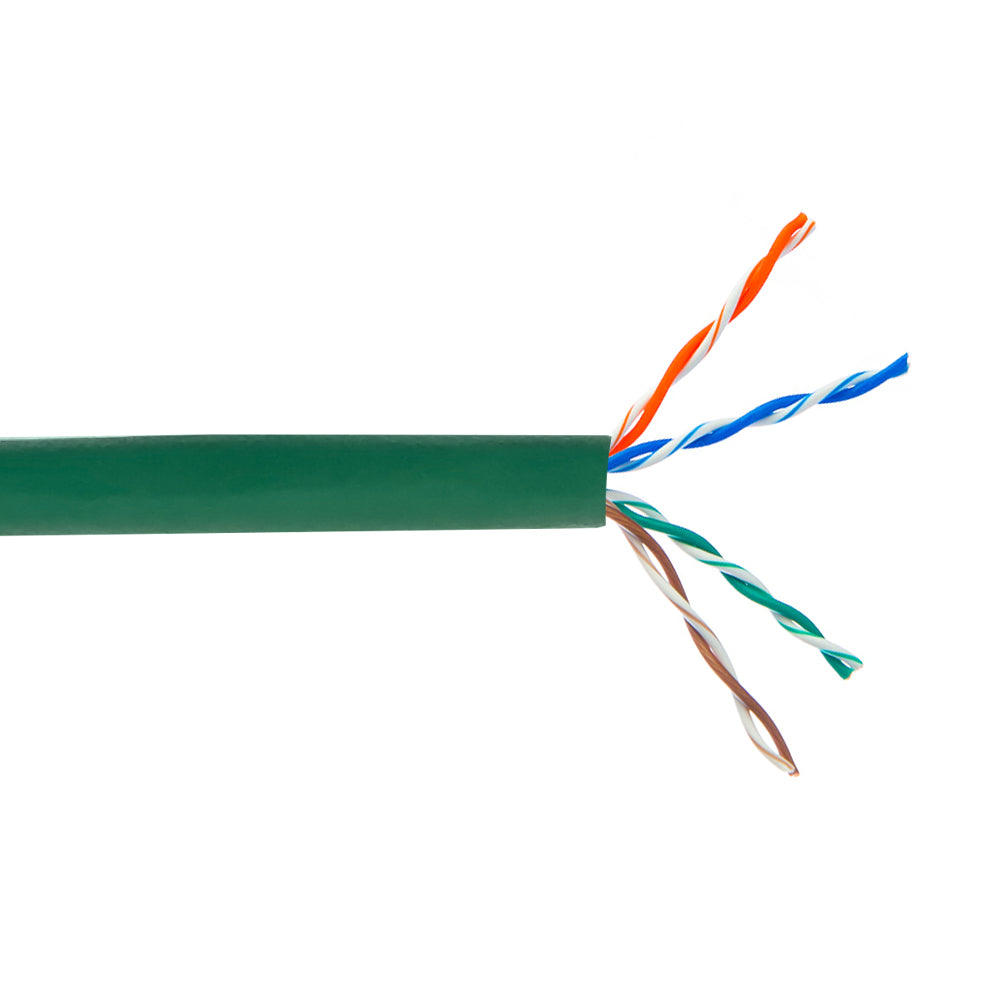 1000ft 4 Pair CAT6 Stranded 24AWG UTP FT4/CMR Bulk Cable - Orange