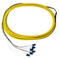 3m LC/UPC OS2 Singlemode Simplex 9 micron - 900um Jacketed Pigtail - 19inch Fan-Out - OFNR - 6-Fiber