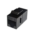 Cat6 RJ45 Female to Female Keystone Jack - Black