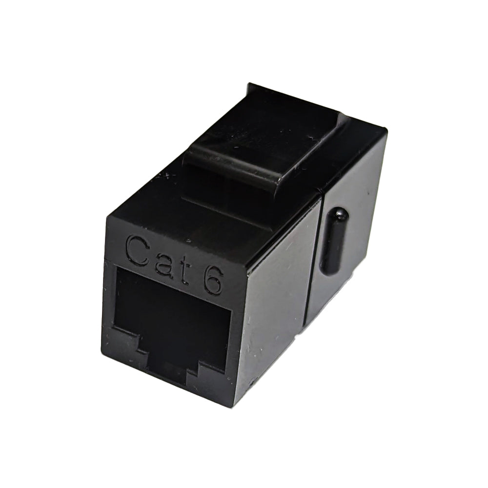 Cat6 RJ45 Female to Female Keystone Jack - Blue
