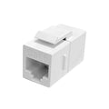 Cat6 RJ45 Female to Female Keystone Jack - White