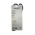 6 Outlet Power Strip - 45 Degree Angle 5-15P Plug - 6ft - White