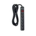 6 Outlet Power Strip - 45 Degree Angle 5-15P Plug - 10ft - White