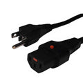 5-15P to Locking C13 Power Cable - SJT Jacket - 2ft