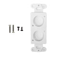 Decora Strap 2 x XLR Cutout - White