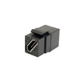 HDMI Female/Female 8K Keystone Wall Plate Insert - Black