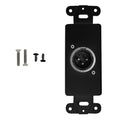 Black Decora Strap - 1x XLR Male