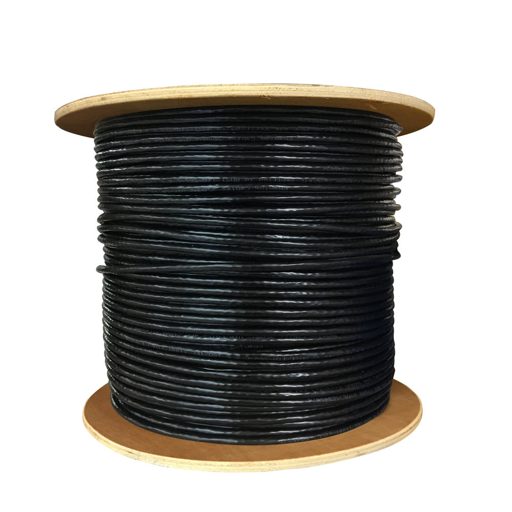 1000ft 4 Pair CAT6A Stranded 24AWG UTP FT4/CMR Bulk Cable - Green