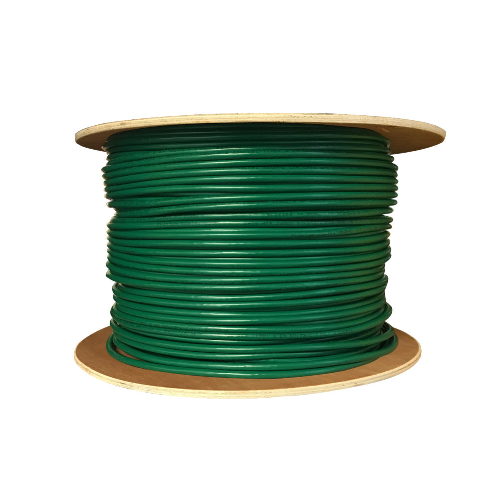 1000ft 4 Pair CAT6A Stranded Shielded S/FTP FT4/CMR Bulk Cable - Purple