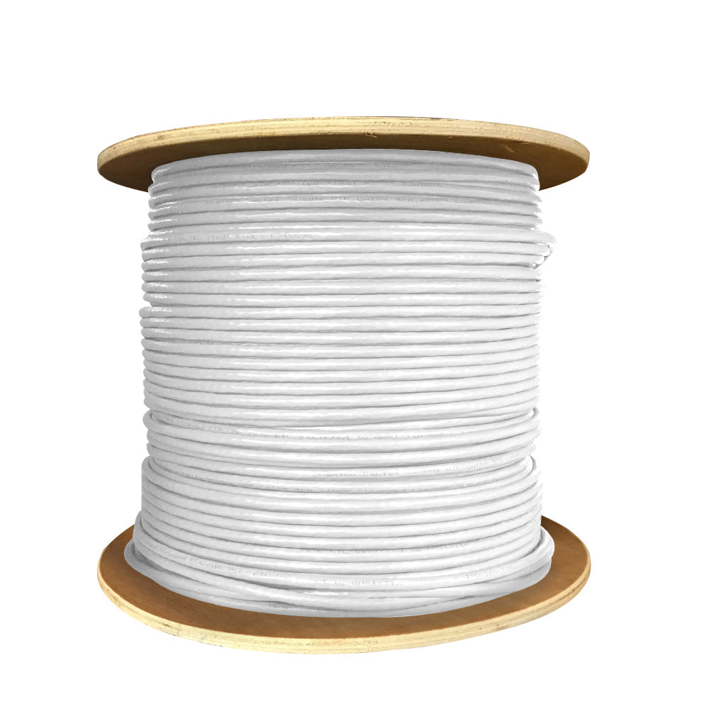 1000ft 4 Pair CAT6A Stranded 24AWG UTP FT4/CMR Bulk Cable - Red