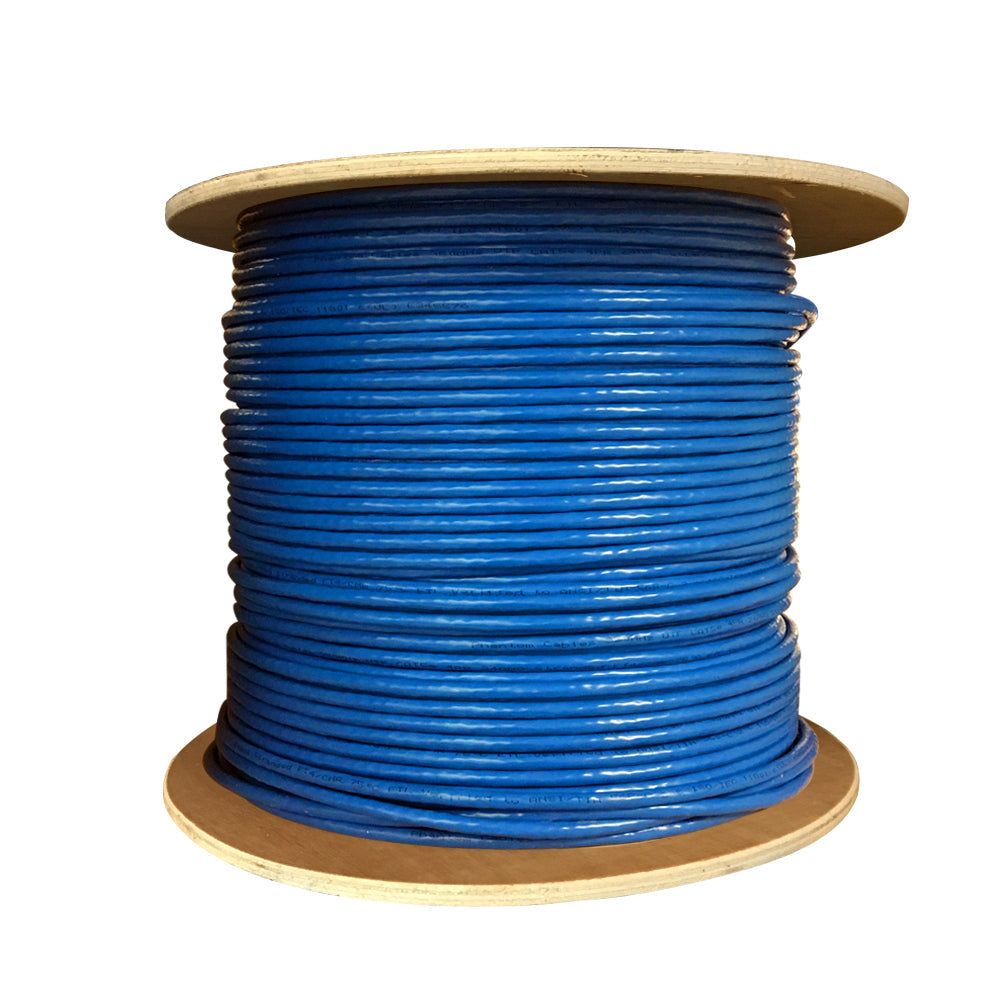 1000ft 4 Pair CAT6 Stranded 24AWG UTP FT4/CMR Bulk Cable - Grey
